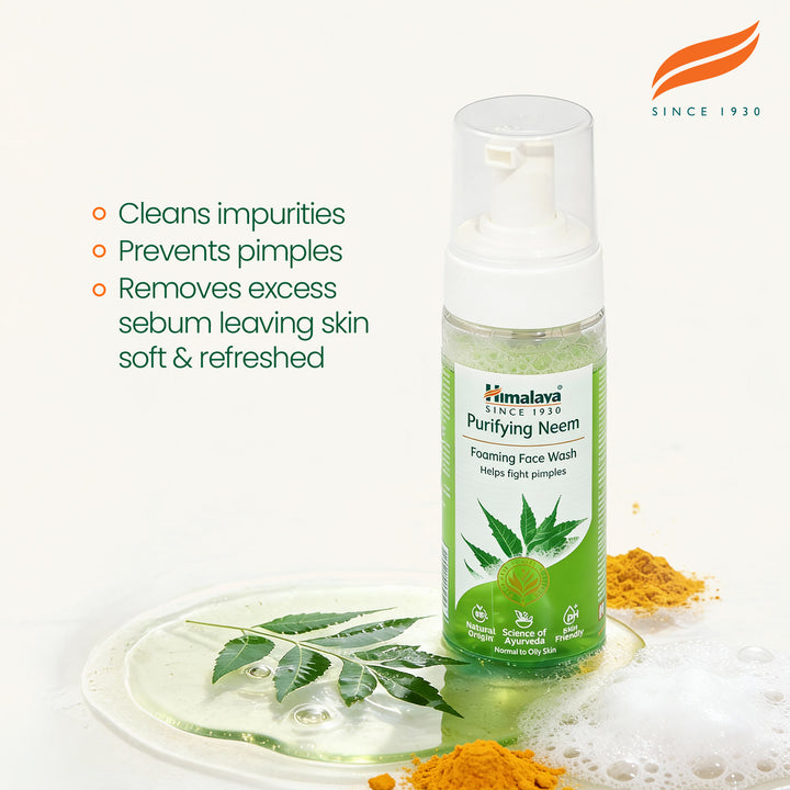 Himalaya oczyszczająca pianka do mycia twarzy z neem - 150ml
