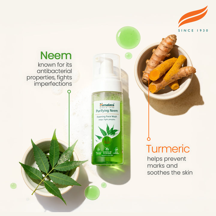 Himalaya oczyszczająca pianka do mycia twarzy z neem - 150ml