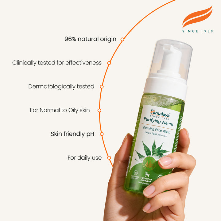 Himalaya oczyszczająca pianka do mycia twarzy z neem - 150ml