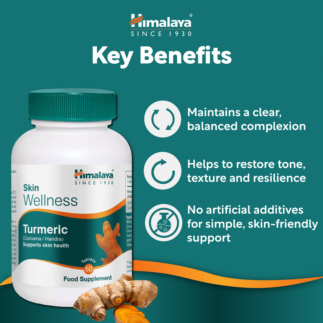 Himalaya Skin Wellness Kurkuma - 60 Tabletten