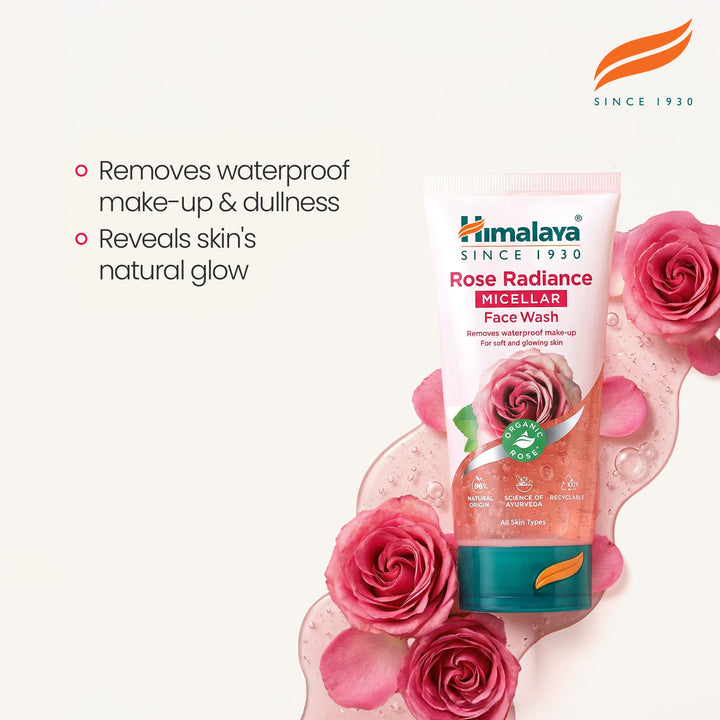 Himalaya Rose Radiance Micelarny Żel do Mycia Twarzy - 150ml