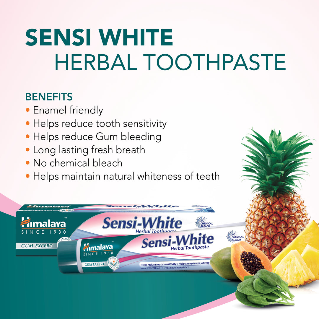 Himalaya Gum Expert Kräuterzahnpasta - Sensi White - 75ml