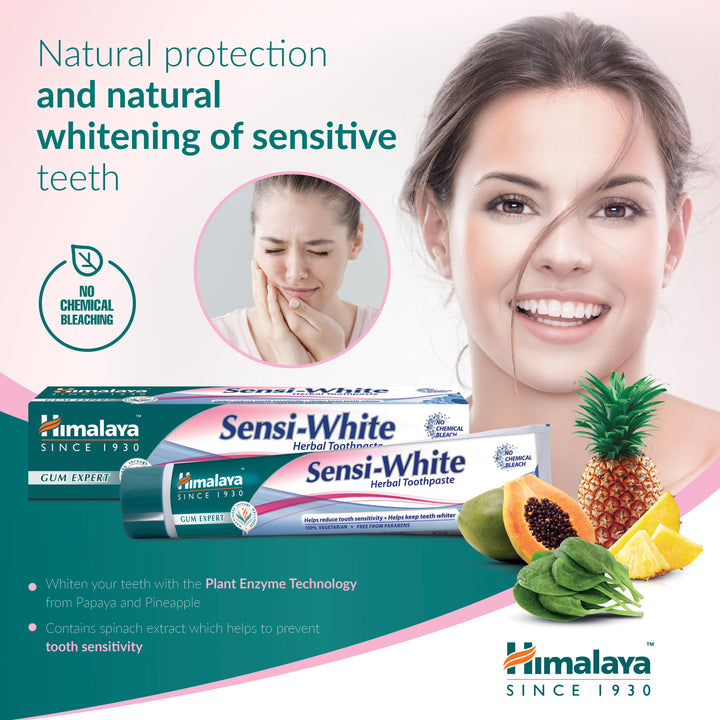 Himalaya Gum Expert Kräuterzahnpasta - Sensi White - 75ml