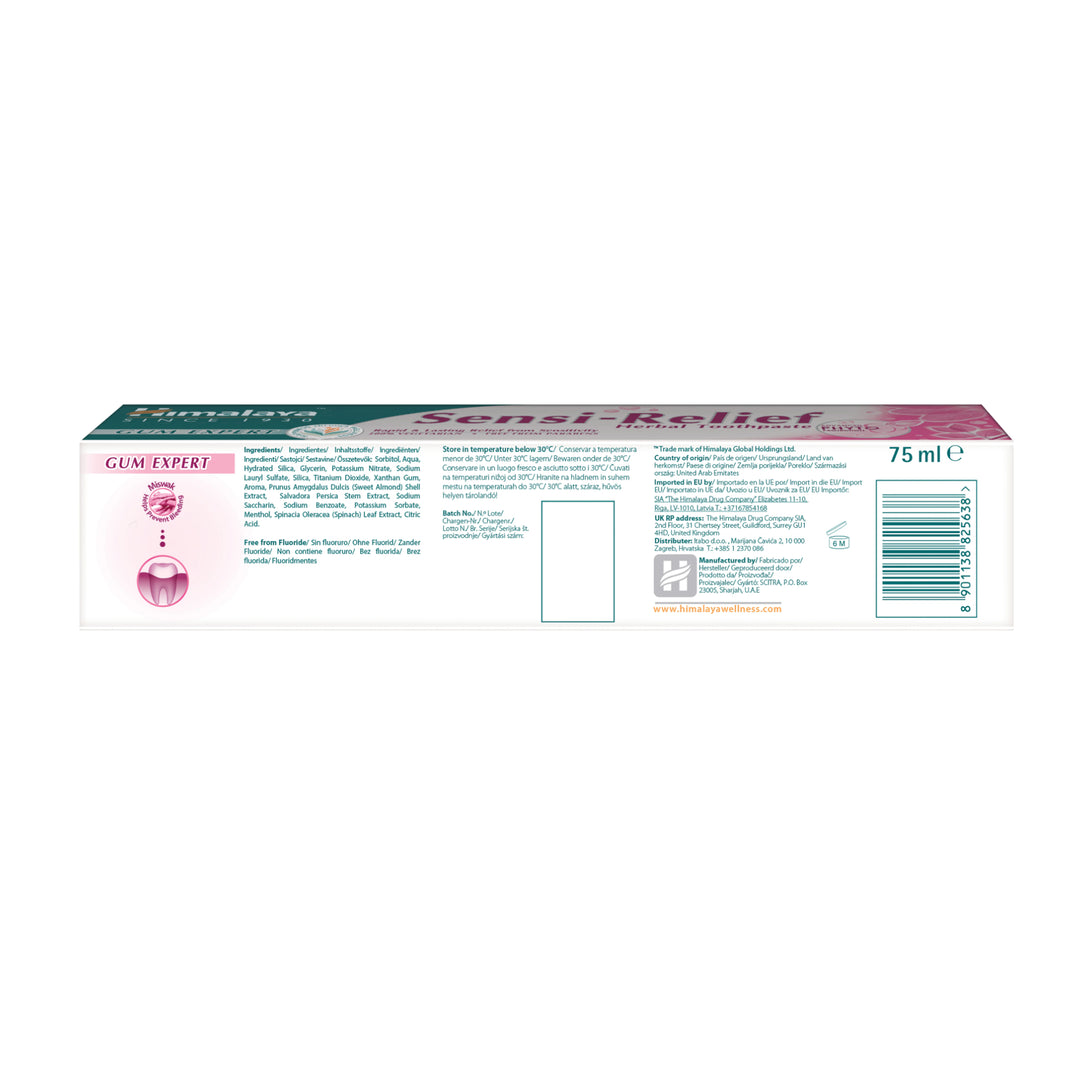 Himalaya Gum Expert Kräuterzahnpasta - Sensi Relief - 75ml