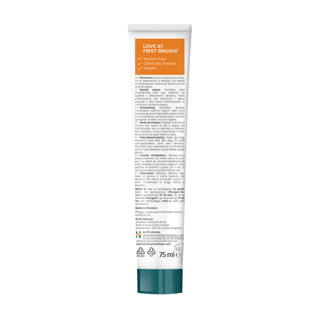 Himalaya Botanique Whitening Antiplaque Zahnpasta Kurkuma + Kokosöl 75 ml
