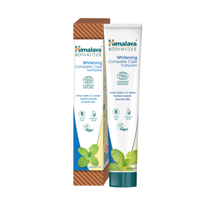 Himalaya Botanique wybielająca pasta do zębów kompletna ochrona – Mięta pieprzowa 75 ml