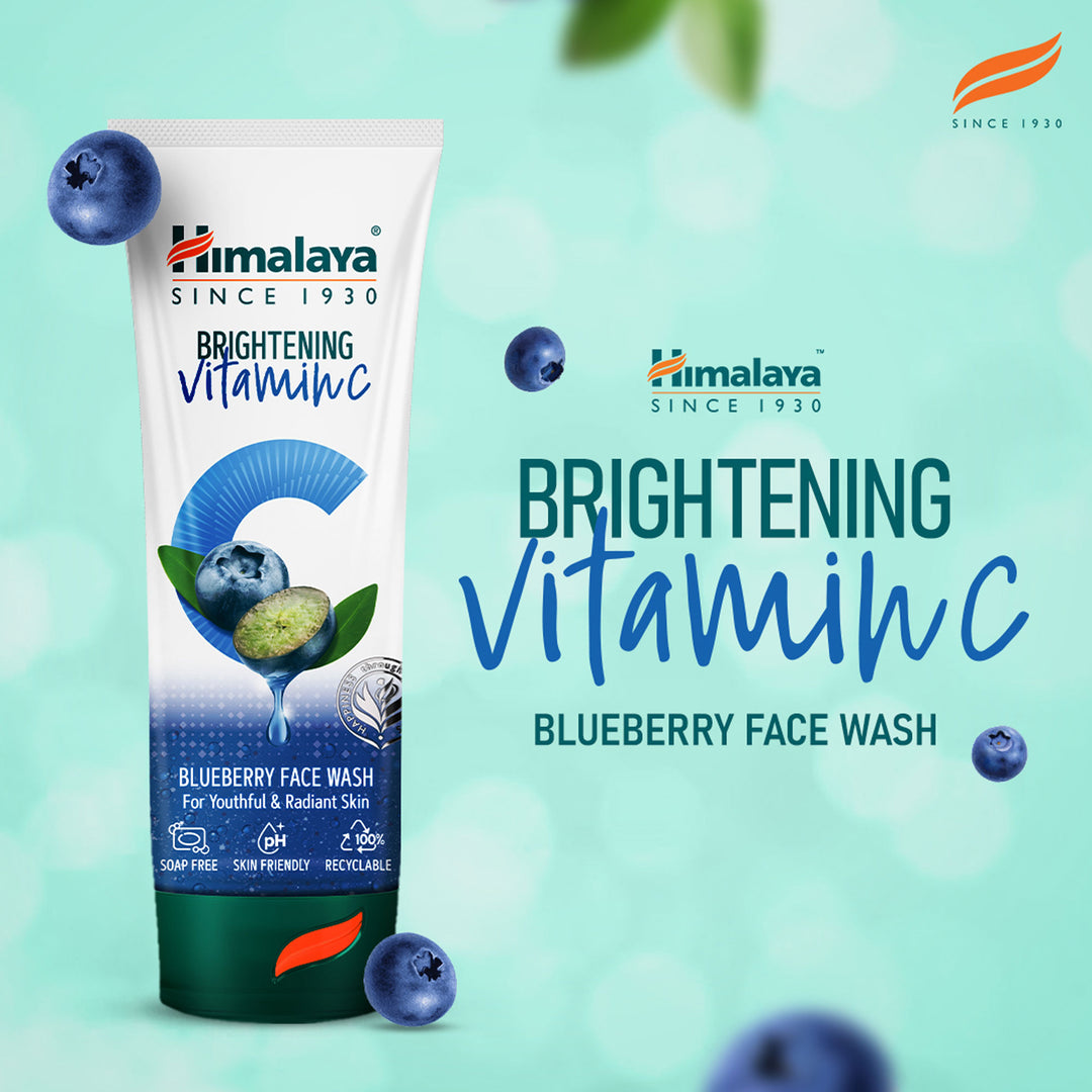 Himalaya Brightening Vitamin C Heidelbeer-Gesichtswaschgel