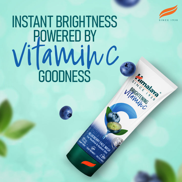 Himalaya Brightening Vitamin C Heidelbeer-Gesichtswaschgel