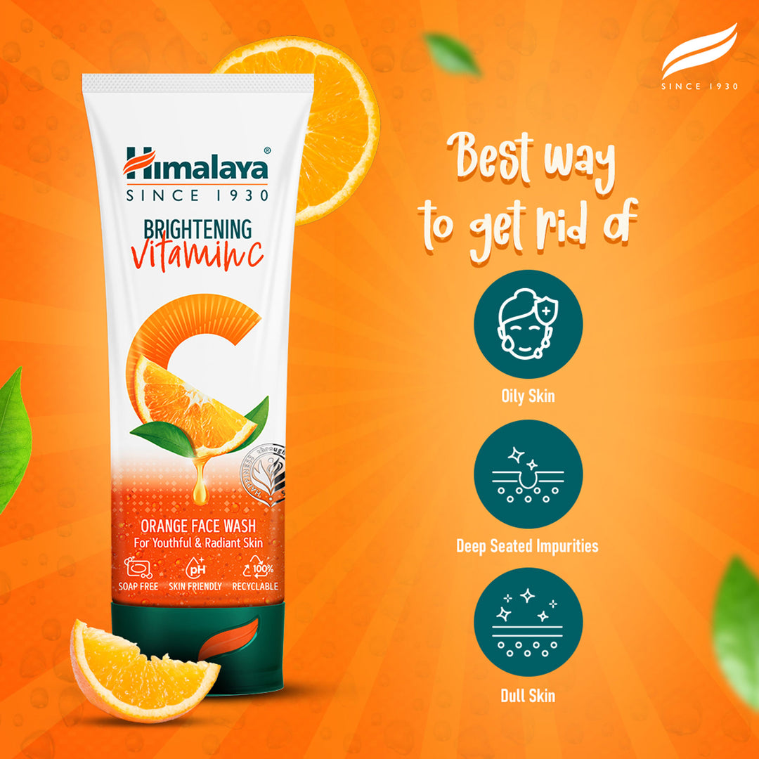 Himalaya aufhellendes Vitamin C Orangen Waschgel