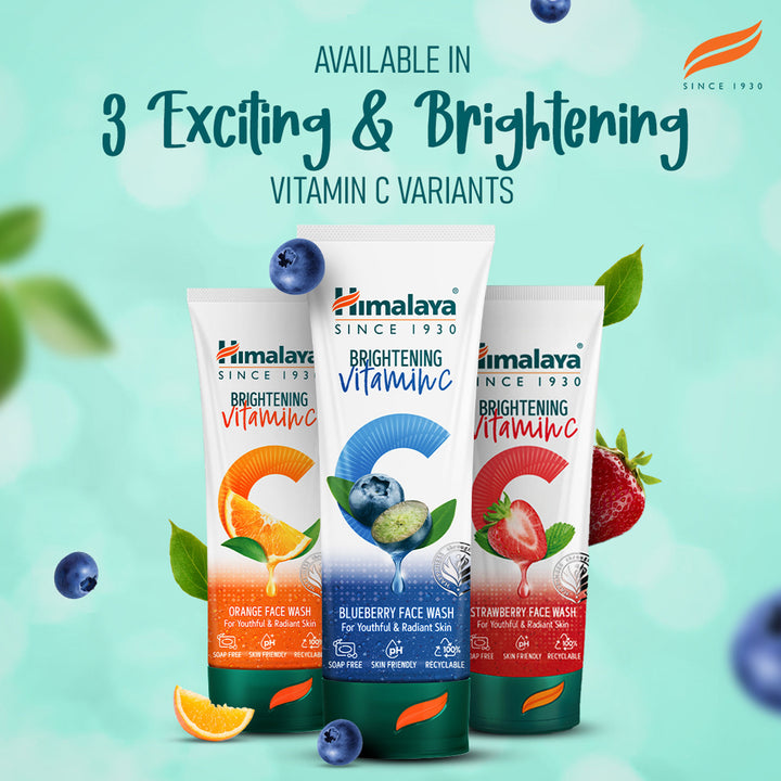 Himalaya Brightening Vitamin C Heidelbeer-Gesichtswaschgel