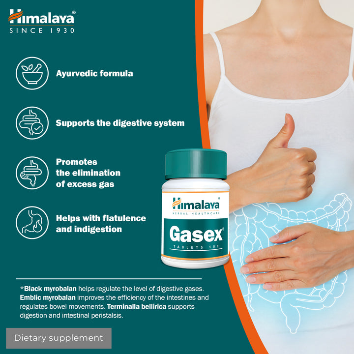 Himalaya Gasex - 100 Tabletten