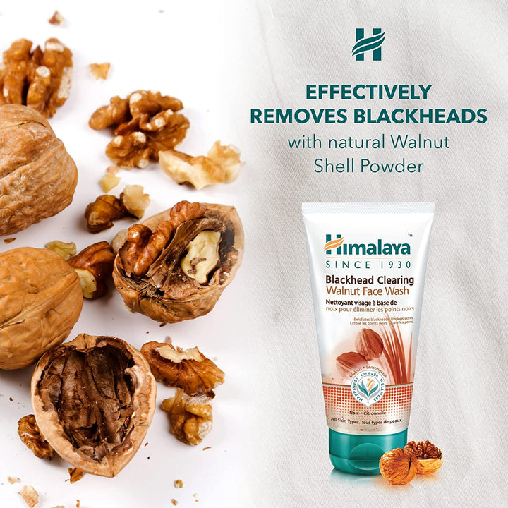 Himalaya Mitesser Peeling Walnuss Waschgel - 150 ml
