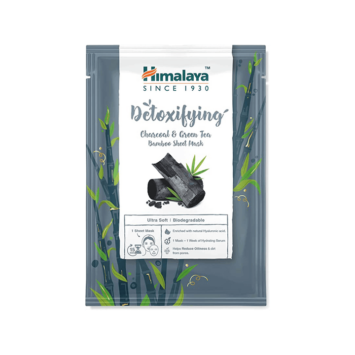 Detoxifying Charcoal &amp; Green Tea Bamboo Sheet Mask 30ml